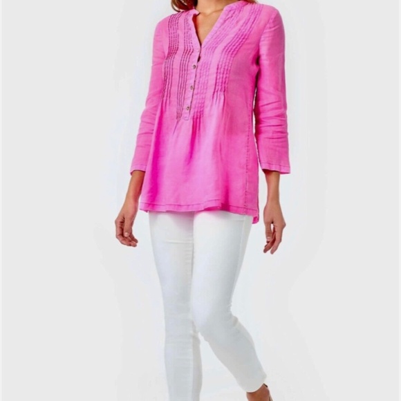 Lilly Pulitzer NWT Linen Tunic - Picture 5 of 5